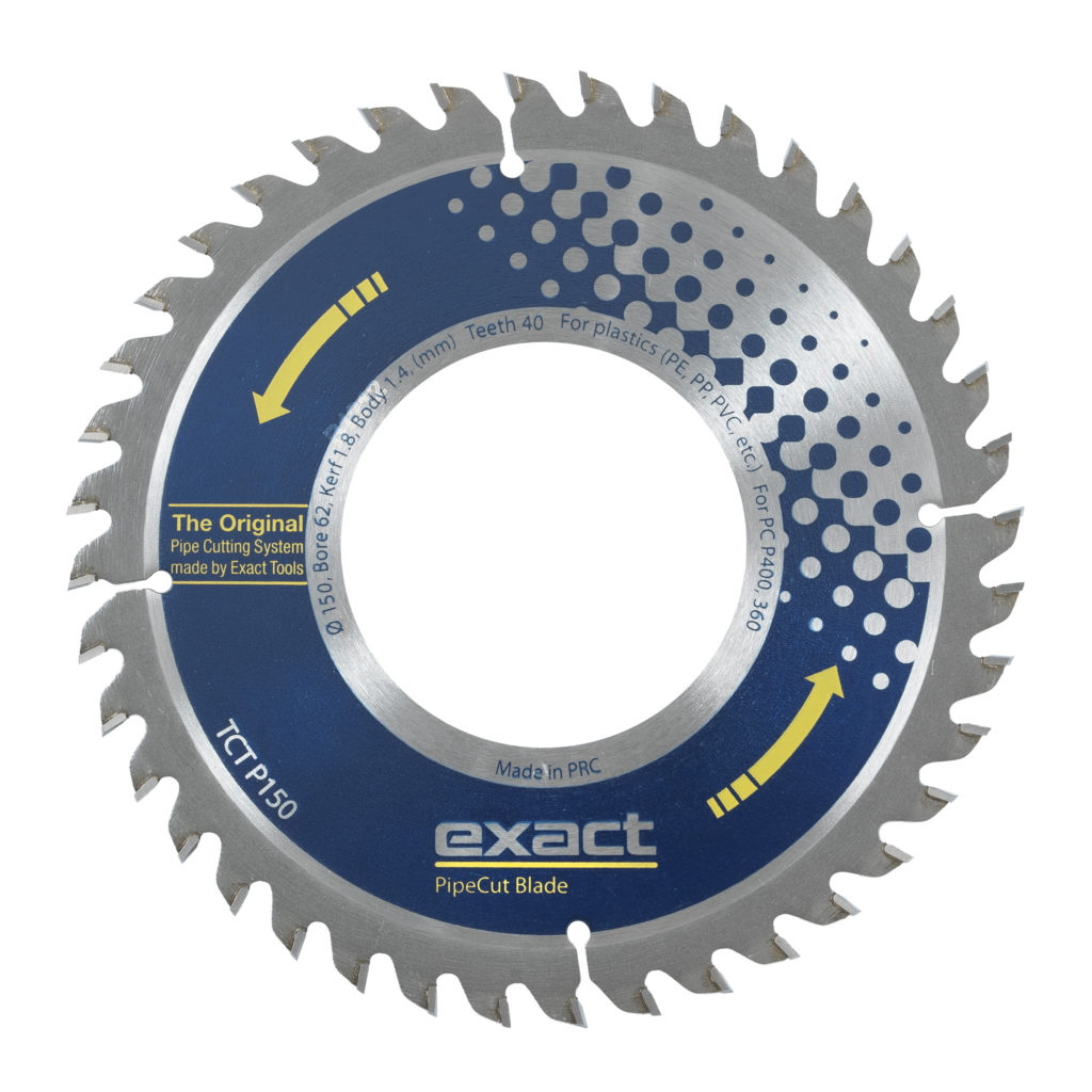 TCT P150 saw blade purely for plastic pipe cutting